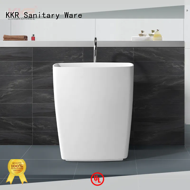 KingKonree freestanding pedestal sink design for home