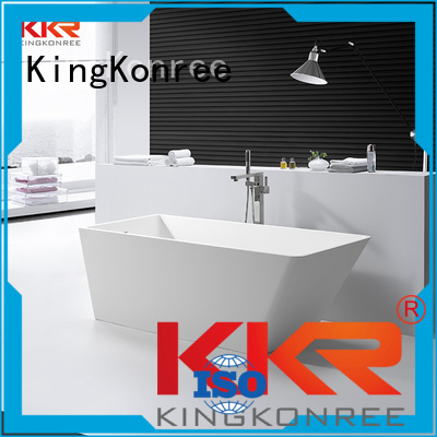 b001 shape sales diameter solid surface bathtub KingKonree