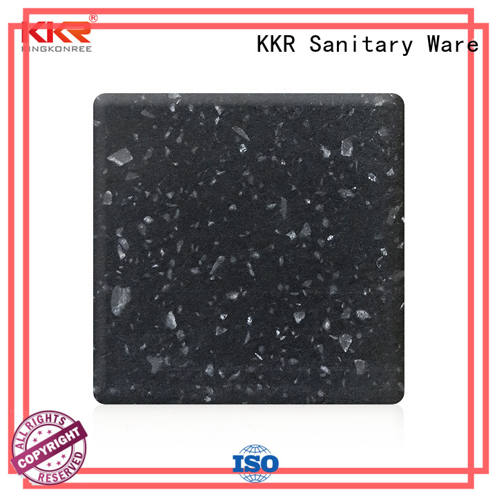 white wholesale solid surface sheets supplier for restaurant KingKonree