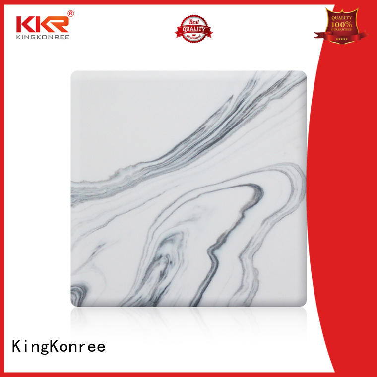 KingKonree solid surface sheets for sale from China for indoors
