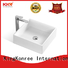 KingKonree white top mount bathroom sink manufacturer for hotel