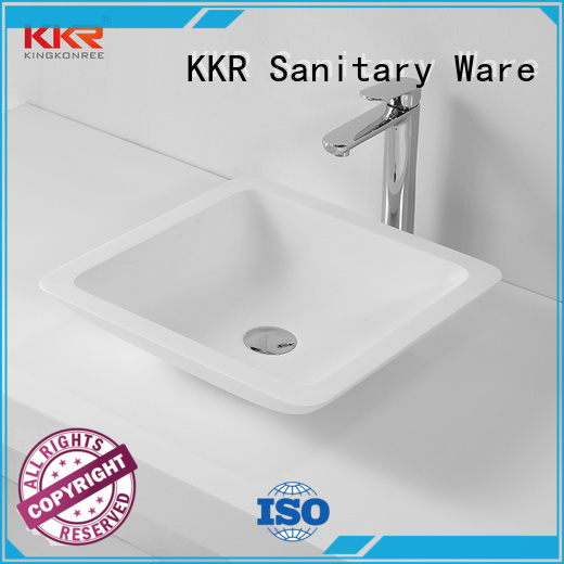 KingKonree approved above counter vanity basin cheap sample for hotel