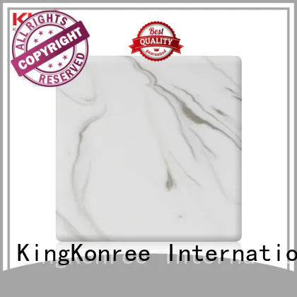buy solid surface sheets black for hotel KingKonree