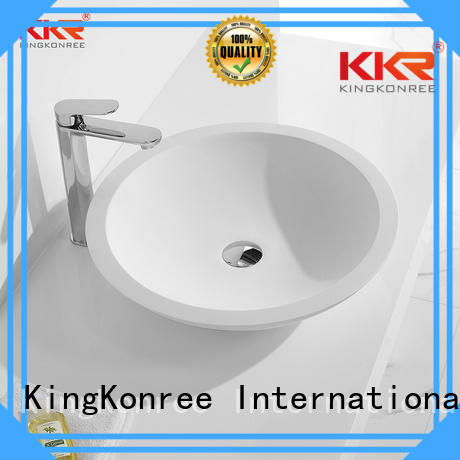 Wholesale quality oval above counter basin stone KingKonree Brand