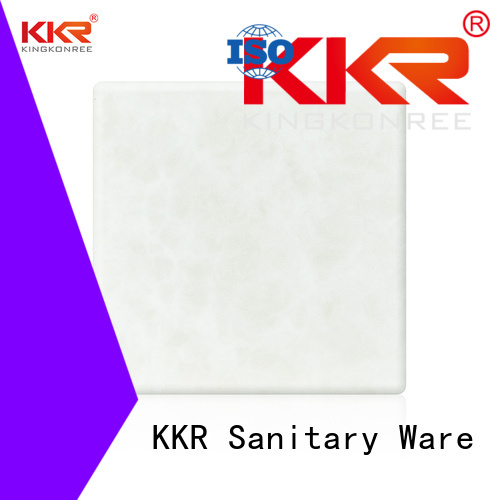 kkr Custom translucent backlit translucent acrylic wall panels stone KingKonree