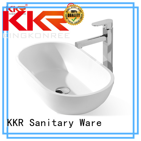 white above counter vessel sink sanitary ware for room KingKonree
