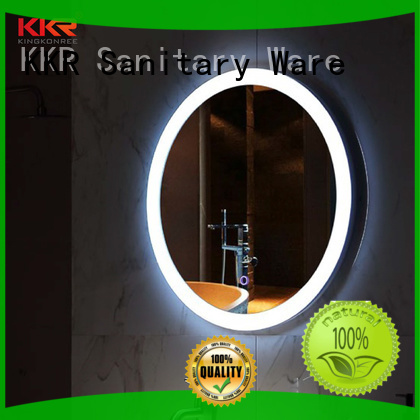 KingKonree wall-mounted large vanity mirror for toilet