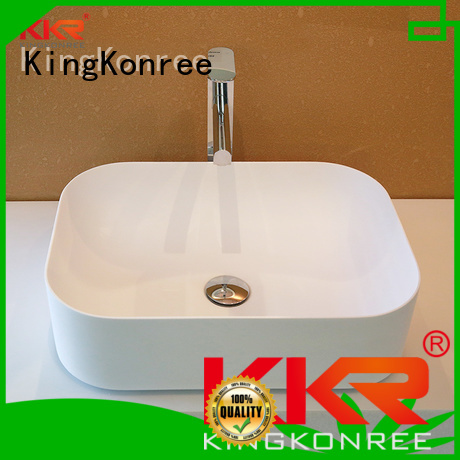 selling above acyrlic kkr KingKonree Brand above counter basins supplier