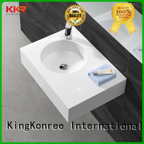 KingKonree white wall mounted cloakroom basin for toilet