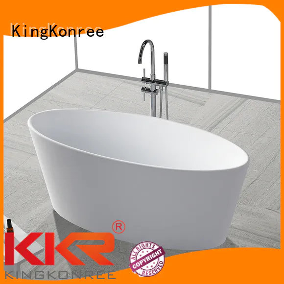 b006 kkrb011 tub renewable KingKonree Brand solid surface bathtub supplier