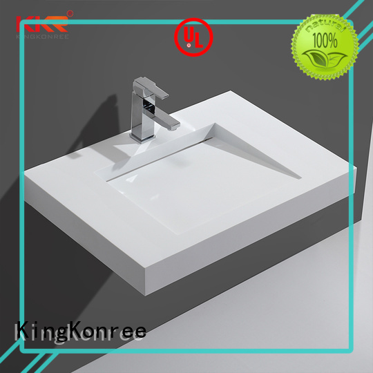 KingKonree wall hung cloakroom basin sink for home