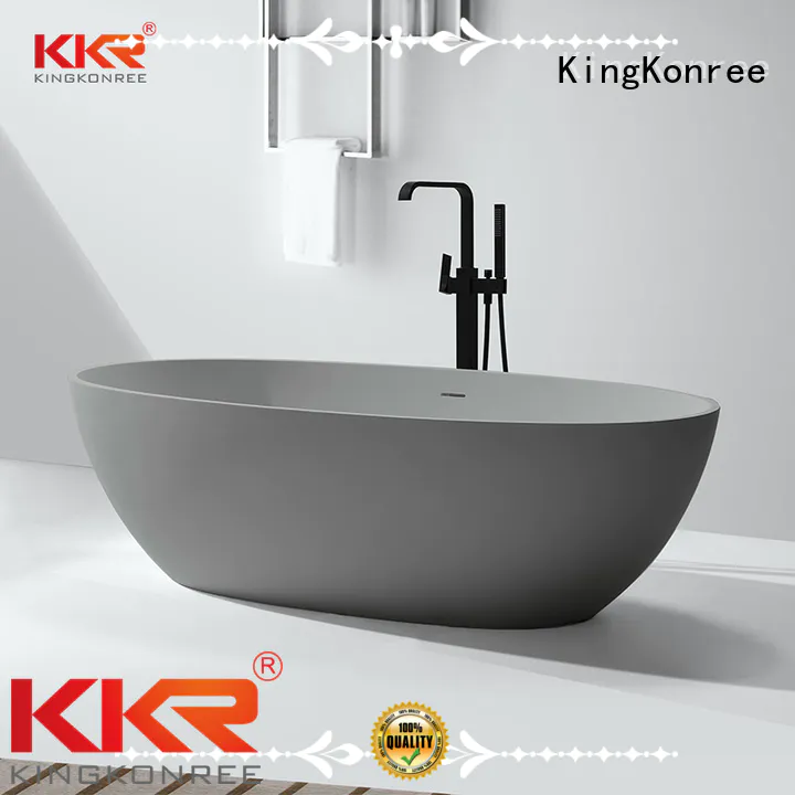 selling b004 bathtub solid surface bathtub freestanding KingKonree Brand