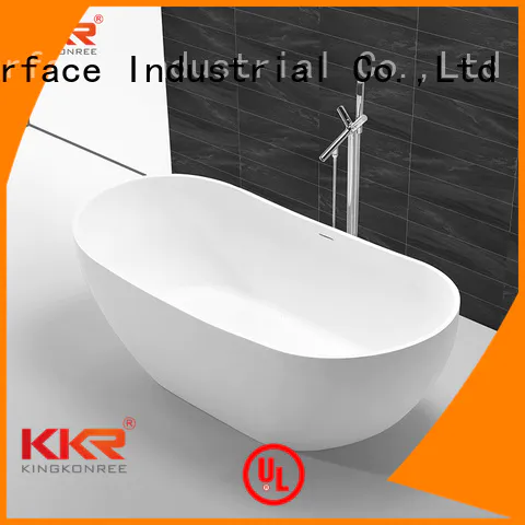 Wholesale round solid surface bathtub KingKonree Brand