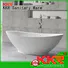 Big Size White Polymarble Acrylic Solid Surface Freestanding Bathtub KKR-B051