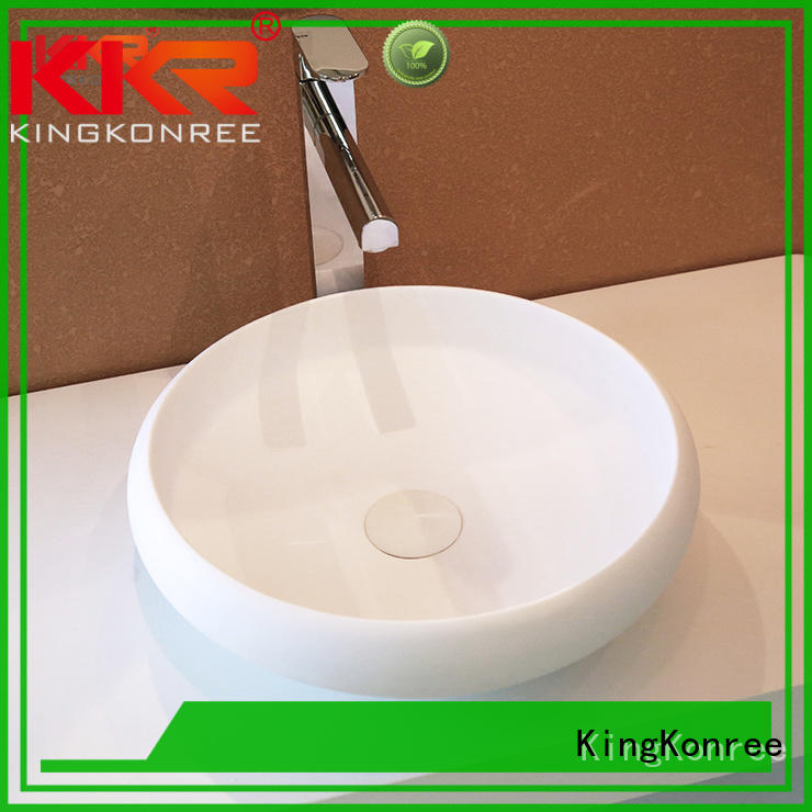 KingKonree marble bathroom countertops and sinks manufacturer for hotel