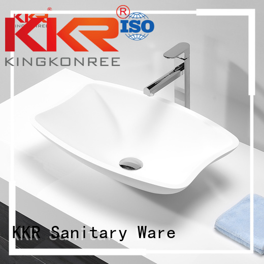 countertop artificial KingKonree Brand oval above counter basin