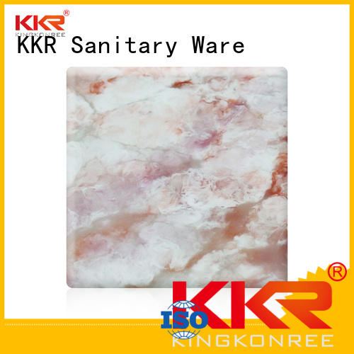 kkr pattern artificial solid surface sheets KingKonree