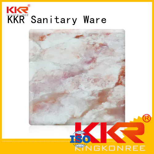 kkr pattern artificial solid surface sheets KingKonree