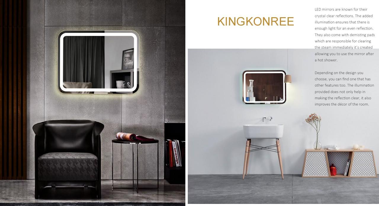 KingKonree classic wall mounted mirror supplier for hotel-1