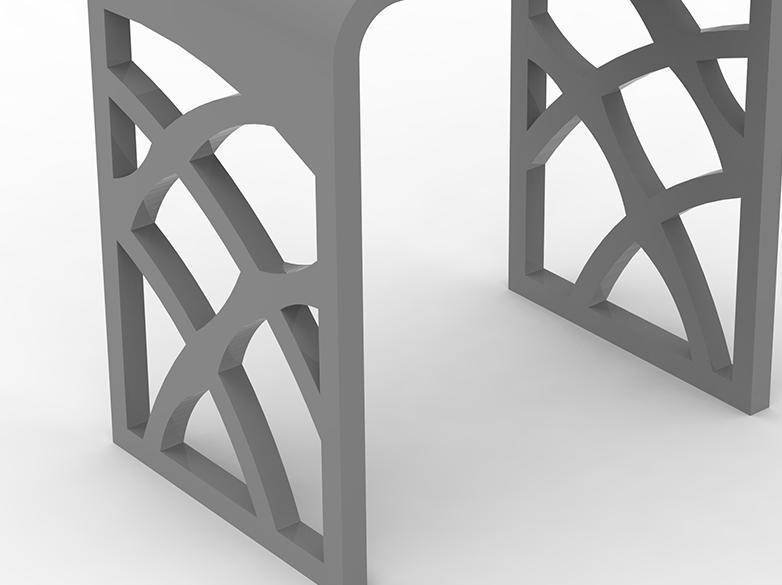 KingKonree sparkle acrylic shower stool design for home-2