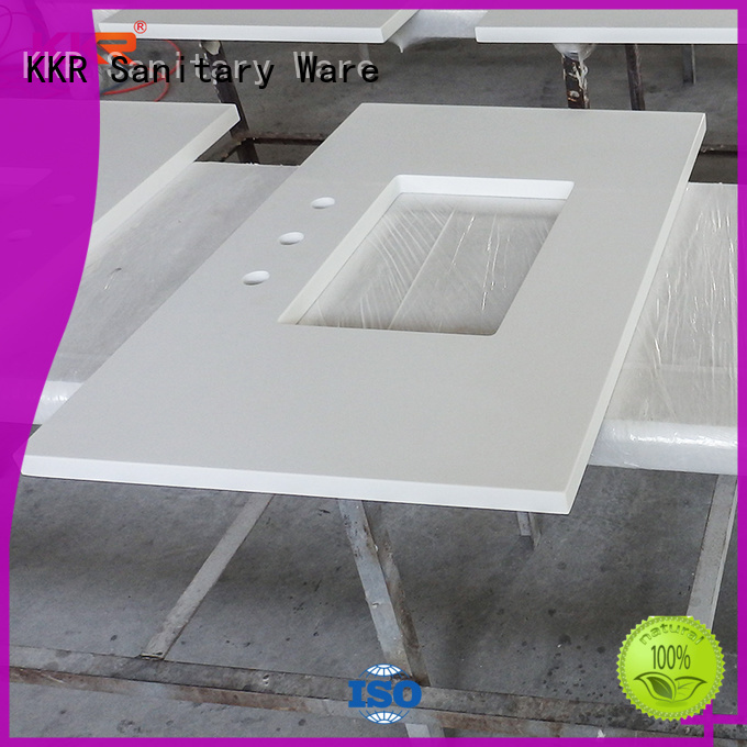 KingKonree integrated white solid surface countertops for home