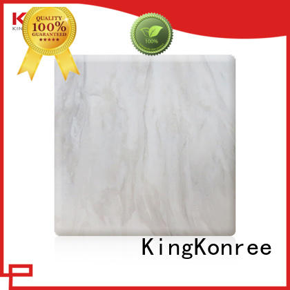 grey acrylic solid surface sheet prices manufacturer for indoors KingKonree