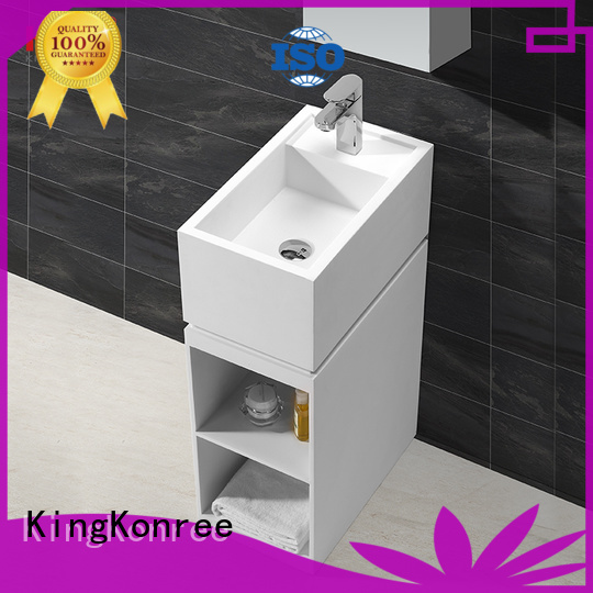 KingKonree best material solid surface basin highly-rated for bathroom