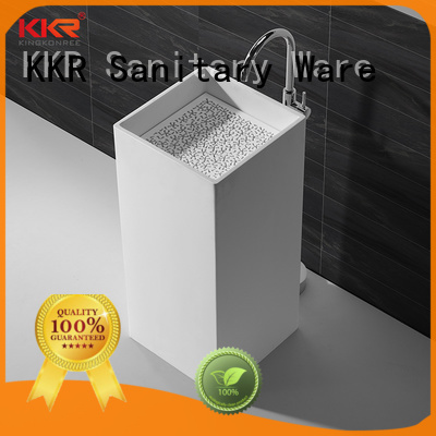 KingKonree rectangle basin stands for bathrooms customized for motel