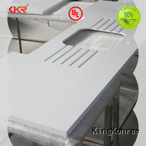 KingKonree quartz stone solid surface worktops supplier for hotel