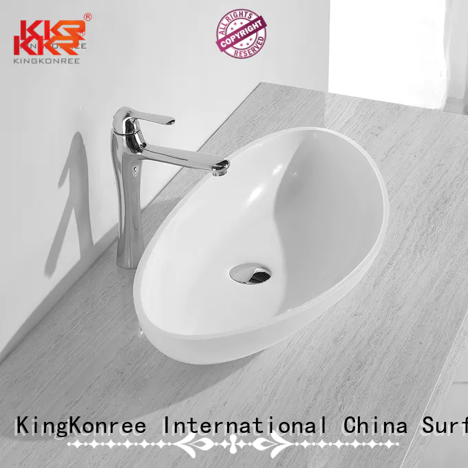 KingKonree Brand above oval above counter basin wash supplier