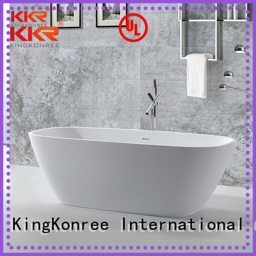 Solid Surface Freestanding Bathtub resin bath solid surface bathtub KingKonree Brand