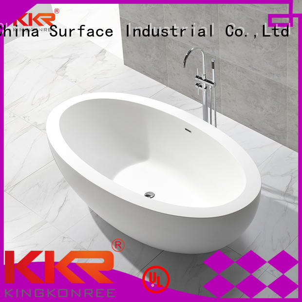 Hot solid surface bathtub sales KingKonree Brand