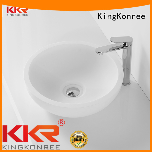 oval above counter basin ware acyrlic above counter basins KingKonree Brand