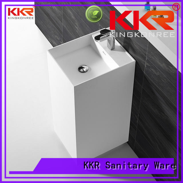 KingKonree high-quality solid surface basin highly-rated for hotel