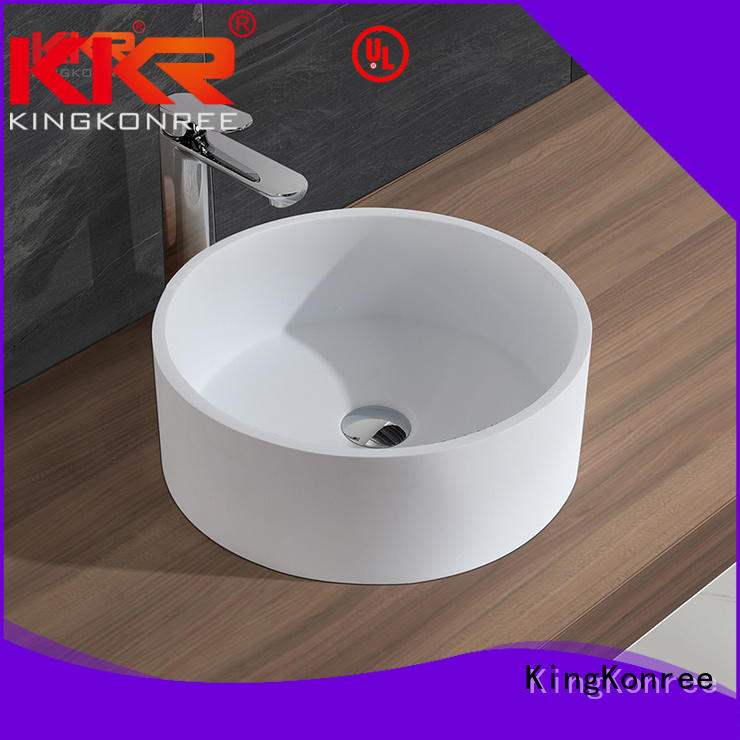 oval above counter basin acyrlic Bulk Buy surface KingKonree