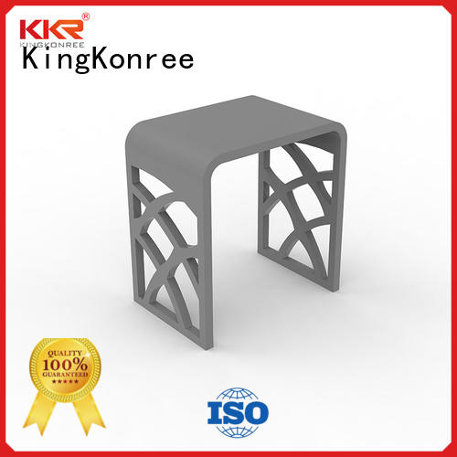KingKonree sparkle acrylic shower stool design for home