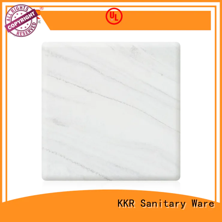 Marble Color Pure Acrylic Solid Surface Sheets KKR-M6805