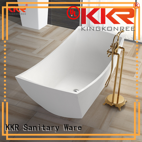 Solid Surface Freestanding Bathtub afrtificial free solid surface bathtub KingKonree Brand