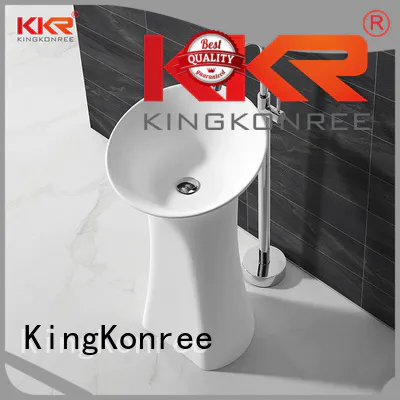 KingKonree Brand stone free diamond bathroom free standing basins
