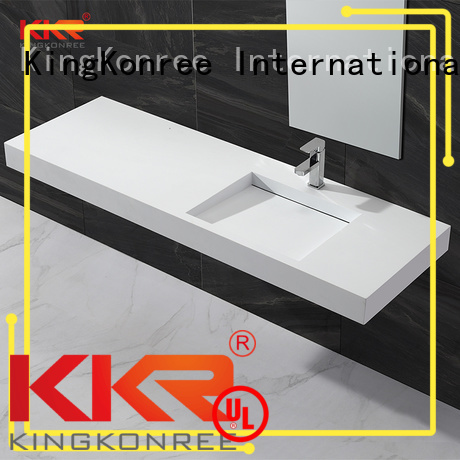 wall mounted bathroom basin wall-hung artificial small KingKonree Brand
