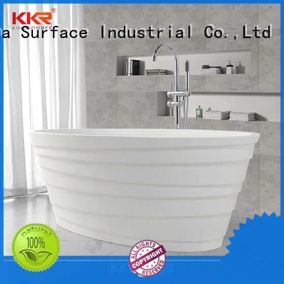 standard lightweight freestanding bathtub resin KingKonree