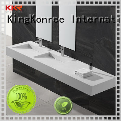 classic wall hung vanity basin supplier for hotel