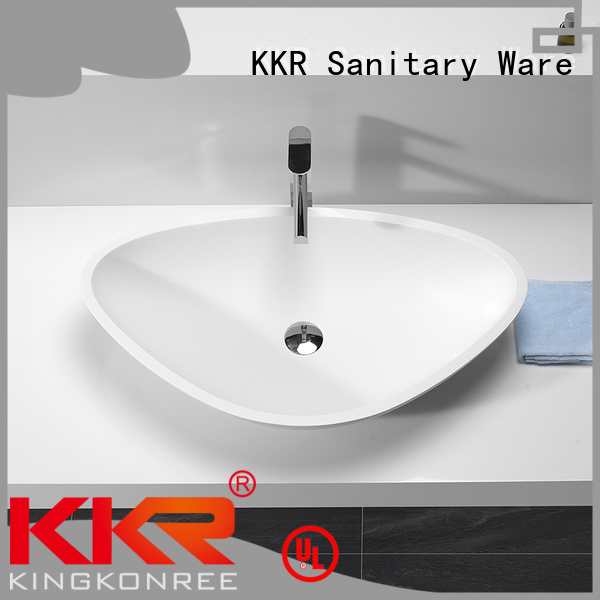 KingKonree Brand acyrlic square oval above counter basin