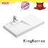 rectangle wall hung bathroom basins sink for home KingKonree