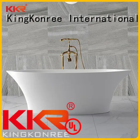 afrtificial matt bathtub surface solid surface bathtub KingKonree