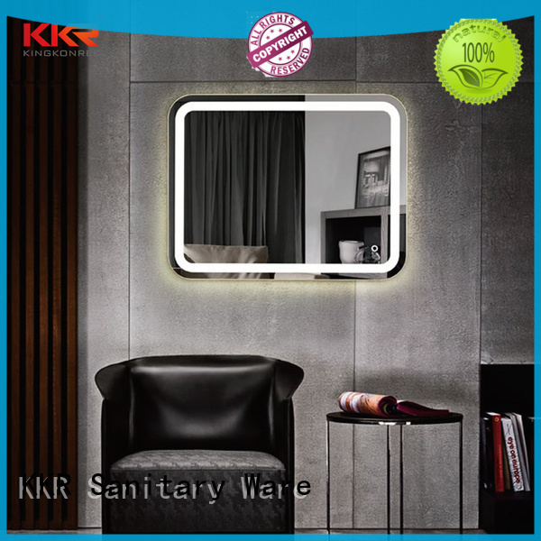 led light bathroom mirrors contemporary sanitary ware for toilet KingKonree