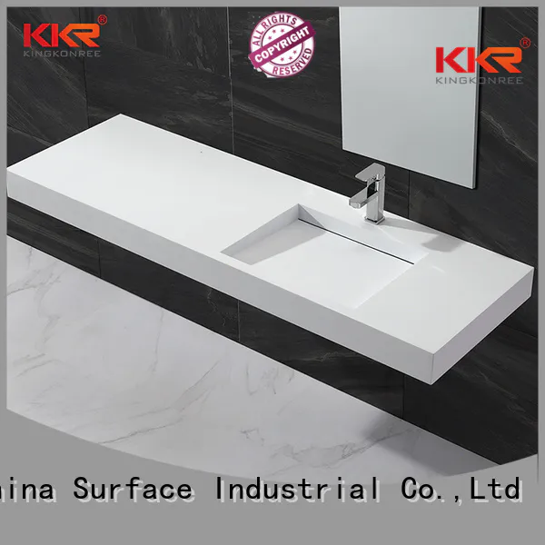 KingKonree Brand rectangle kkr wall mounted wash basins manufacture