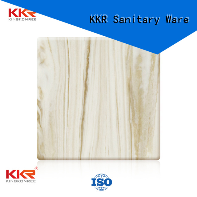 artificial texture sheets solid acrylic sheet KingKonree manufacture