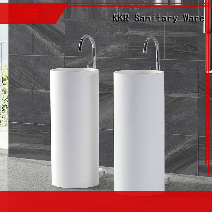 KingKonree pan shape free standing wash basin design for home