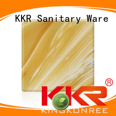 KingKonree Brand artificial surface translucent solid surface translucent